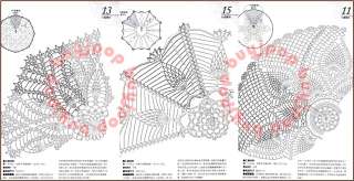 Chinese Japanese Craft Pattern Book Best 40 Pineapple Crochet Lace 