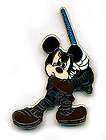 Disney DLR Pin Star Wars Mickey Mouse   Jedi Mickey Lightsaver