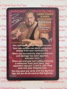 Raw Deal WWE V19.0 Big Show Superstar Card  