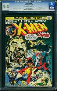 Men #94 CGC 9.4 1975 1st New X Men Wolverine 793 cm 1  