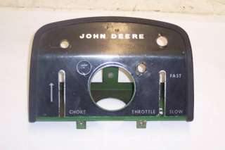 JOHN DEERE 110 LAWN TRACTOR,CONSOLE #AM30254.  