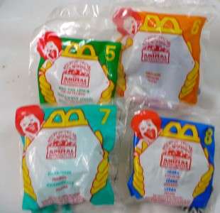12 McDonalds Animal Kingdom Complete Set 1998 with Box Lot NIP  