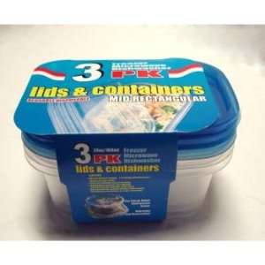   Plastic Food Storage Containers   3 Pack Case Pack 36 