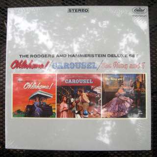 RODGERS & HAMMERSTEIN DELUXE BOX SET OKLAHOMA CAROUSEL THE KING AND I 