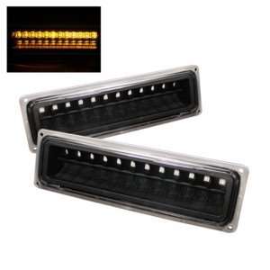  88 98 Chevy C10 Black LED Bumper Lights Automotive
