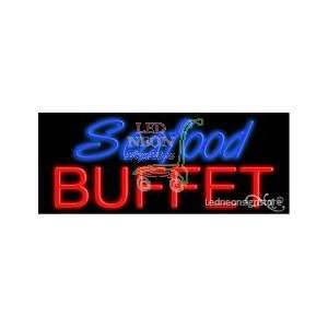  Seafood Buffet Neon Sign