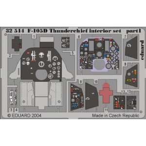  Eduard 1/32 Aircraft  F105D Thunderchief Interior for TSM 