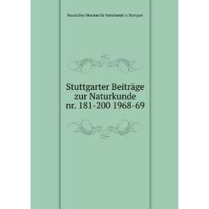   200 1968 69 Staatliches Museum fÃ¼r Naturkunde in Stuttgart Books