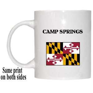  US State Flag   CAMP SPRINGS, Maryland (MD) Mug 