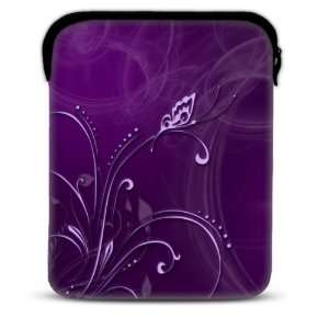  Taylorhe iPad Sleeve 1 or 2 / bag / case purple vine 