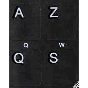  BELGIAN  FRENCH NON TRANSPARENT KEYBOARD STICKERS WITH 