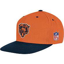  Ness Chicago Bears Throwbacks Wool 2 Tone Snapback Hat   