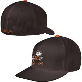 Mitchell & Ness Cleveland Browns Fitted Throwback Hat   
