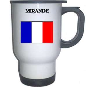 France   MIRANDE White Stainless Steel Mug