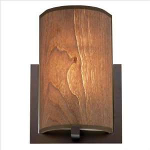 Organic Modern Bow A La Carte LED Wall Sconce in Deep Bronze with 