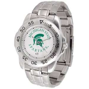  Michigan State Spartans NCAA Sport Mens Watch (Metal Band 