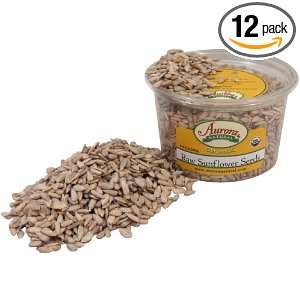 Aurora Products Inc. Sunflower Seeds Raw Organic, 9.5 Ounce Tub (Pack 