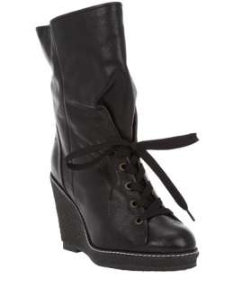 Marc By Marc Jacobs Shearling Wedge Boot   Biondini   farfetch 