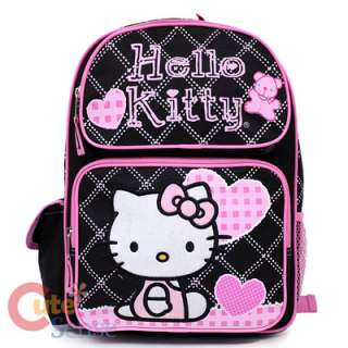 Sanrio Hello Kitty Large School Backpack Lunch Bag Set  Love Teddy 
