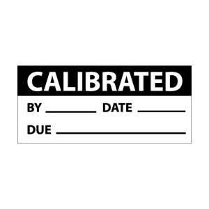 INL2   Inspection Label, Calibrated, Black/White, 1 X 2 1/4 