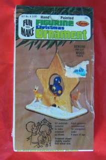 Arrow wood figurine Christmas star ornament kit NIB  