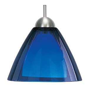   Blue Contemporary / Modern Single Light Dome Shaped Mini Pendant