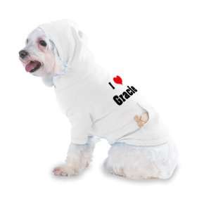  I Love/Heart Gracie Hooded (Hoody) T Shirt with pocket for 