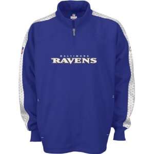  Baltimore Ravens Purple Coaches Tactical 1/4 Zip Fleece 