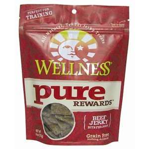    Wellness Pure Rewards Beef Jerky, 6 oz   8 Pack