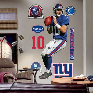 Fathead New York Giants Eli Manning Player Wall Graphic   