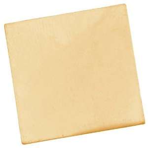  Solid Brass Blank Stampings No Hole Square 21.5mm (4 