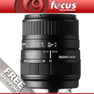 Sigma 70 210mm F4 5.6 UC II Lens for Canon AF Camera 085126760274 