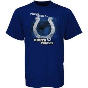 Indianapolis Colts Royal Blue Game Film T shirt  Sports 