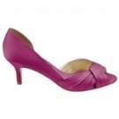 Womens Nina Culver Grape Satin Shoes 