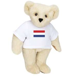  15 T Shirt Bear Netherlands Flag   Buttercream Fur Toys 