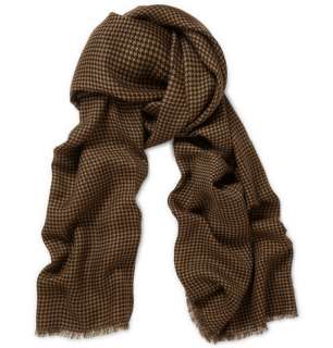  Accessories  Scarves  Cashmere scarves  Houndstooth 