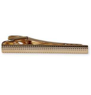   and tie clips  Tie clips  Gold Plated Embossed Tie Clip