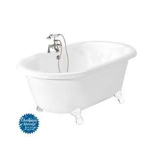  American Bath Factory Melinda 60 In Tub T070D CH C White 
