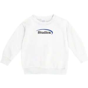  Studica White Toddler Logo Crewneck Sweatshirt
