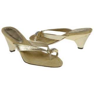 Womens J. Renee Tomika Gold Leather Shoes 