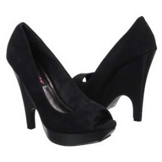 Womens Dollhouse Sypreia Black Faux Suede Shoes 