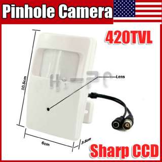   Pinhole Security Color CCTV Camera Indoor Motion Detector  