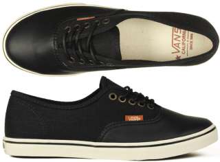 Vans Schuhe Authentic Lo Pro black linen/leather  
