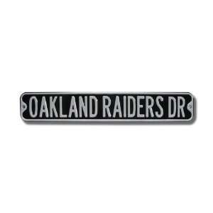  OAKLAND RAIDERS DR black Street Sign