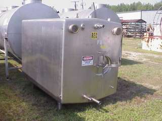 1000 gallon Stainless Steel sanitary construction tank Refrigerated 