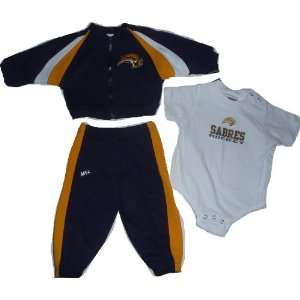    Buffalo Sabres Baby Sweat Shirt Pant Onesie 18 Month 3pc Set Baby