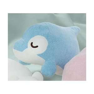  Sleepy Dolphin Blue Fuzzy Town Pillow Toys & Games