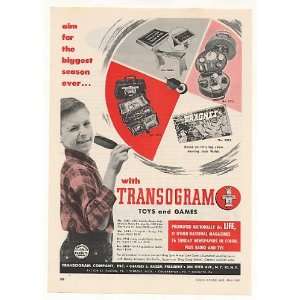  1955 Transogram Toys Doctor Kit Dragnet Game Trade Print 