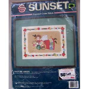  Sunset Nature Angel by Ann Craig Counted Cross Stitch Kit 
