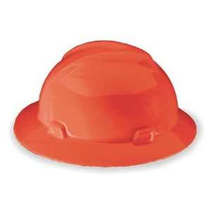  MSA 475371 Hard Hat,FullBrim,NonSlotted,Red